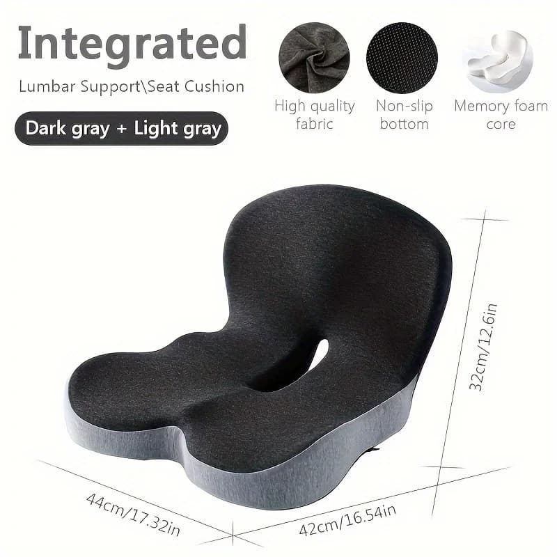 Single-piece seat cushion in cotton memory Background Office chair cushion for integrated students Car life protection cushion