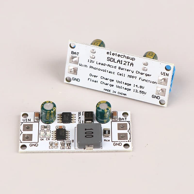 Regolatore di Carica Solare MPPT SDLA12TA all'ingrosso per Batterie al Piombo-Acido da 12V 1-1000AH - Modulo Caricabatterie per Pannelli Solari