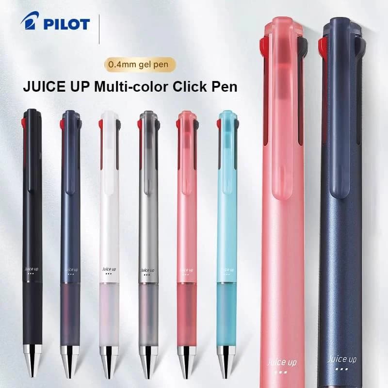 Penna modulare Japan Pilot Juice Up Penne gel ultrafine a 3/4 colori da 0,4 mm, scrittura liscia a base d'acqua Accessori di cancelleria versatili