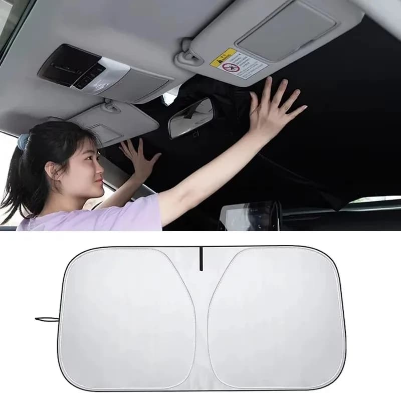 Parasole pieghevole per parabrezza anteriore auto, protezione UV per SUV, accessori per auto, isolamento termico, estetica auto