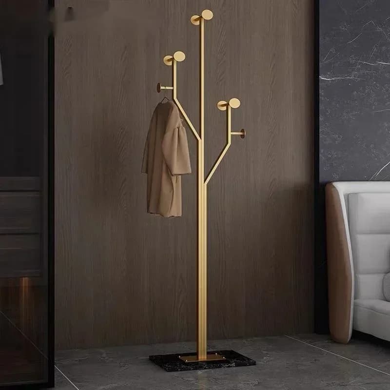 Ganci per vestiti con rami di lusso leggeri Appendiabiti da comodino per la casa creativa nordica Appendiabiti da pavimento per camera da letto