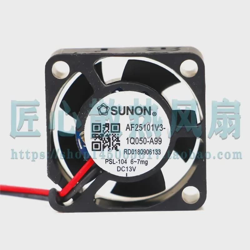Jianzhun SUNON AF25101V3-1Q050-A99 DC 13V 2.5CM Miniature Fan for Electronic Devices Cooling