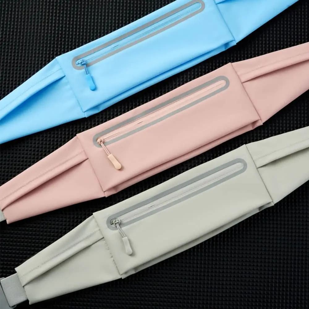 Lightweight Running Waist with Bottle Door, Invisible Waist Multifunction for Running Phone