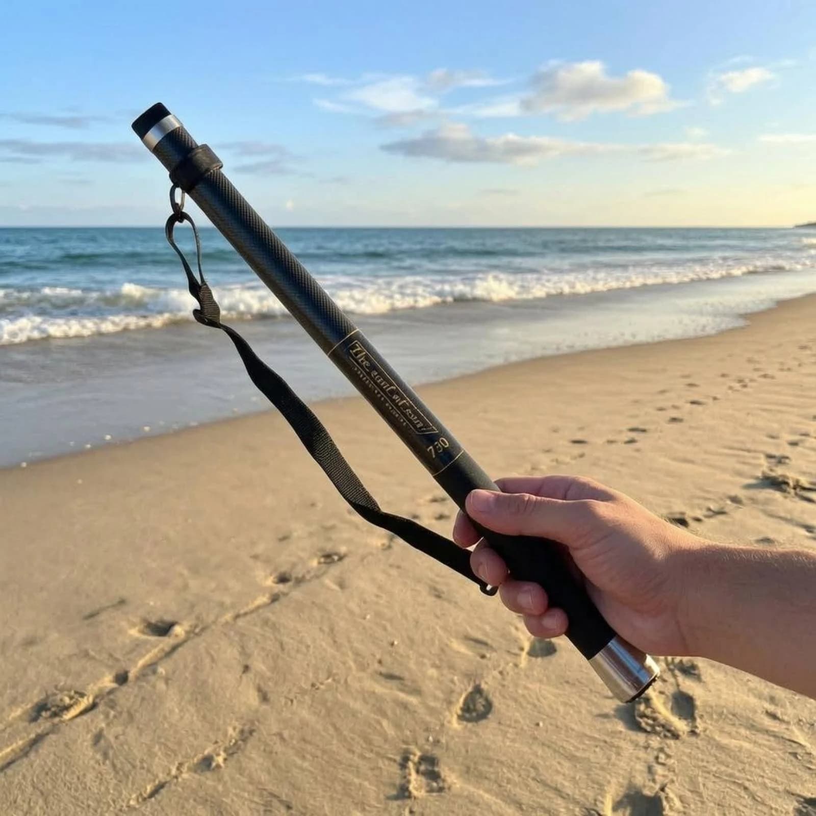 Telescopic Fishing Net Handle Textured Fishing Net Rod Outdoor Gear Portable Sports Equipment Lightweight