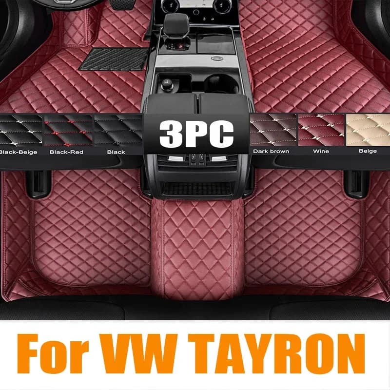 TPE Tappetini Auto Personalizzati Per VW TAYRON X 2020 2021 2022 2023 2024 Tappeto Impermeabile Accessori Per Interni Auto 0601