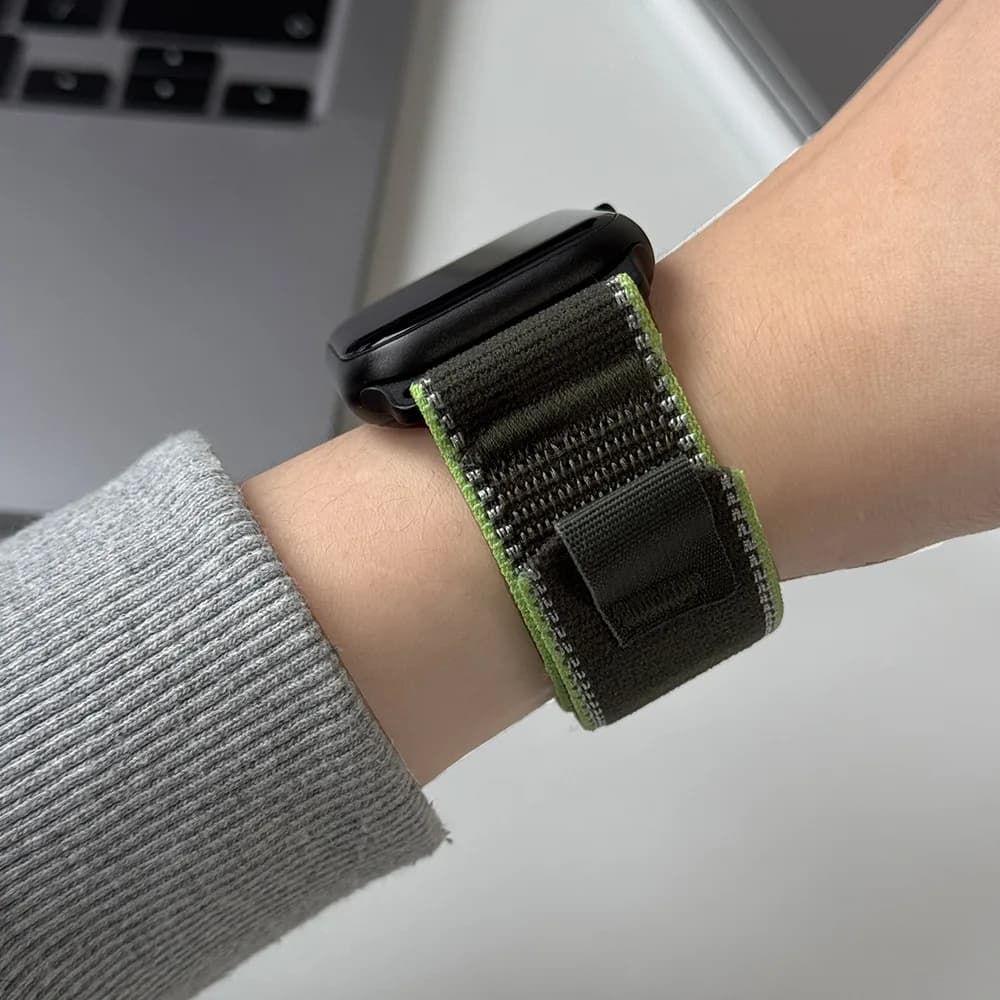 Cinturino Trail Loop per Apple Watch Ultra 3 2 cinturini 49mm Bracciale in nylon serie iwatch 11 10 SE3 7 8 9 42/46/40/44/45mm Band