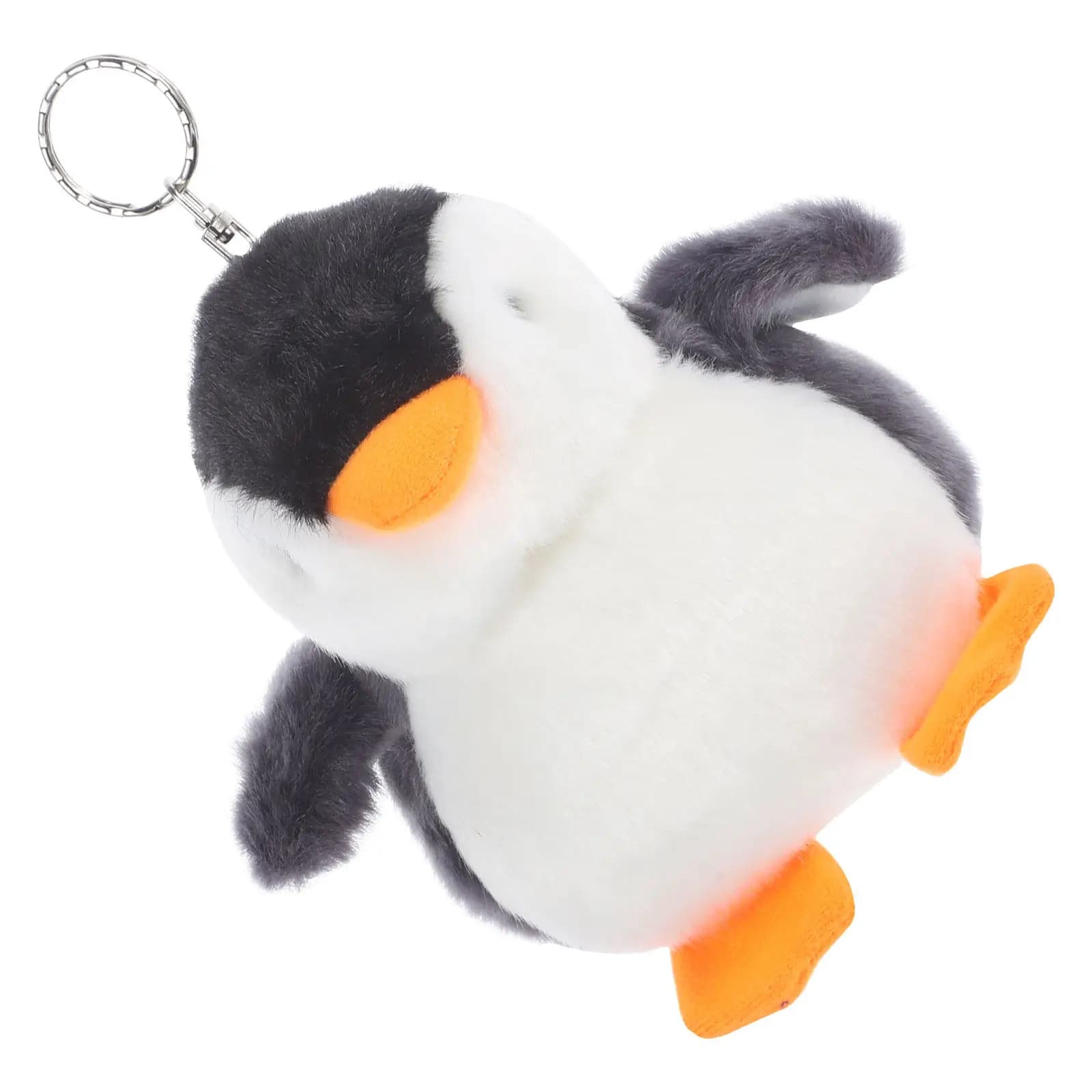 Portachiavi 1 pz con simpatico pinguino di peluche, ciondolo per borsa, decorazione per chiavi dell'auto, regalo per bambini, portachiavi a forma di pinguino da appendere allo zaino