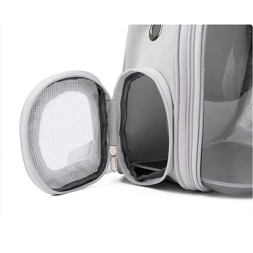 1 pz spazio traspirante trasparente zaino per animali domestici trasporto trasportino portatile cucciolo di cane zaino in plastica spazio capsula borsa