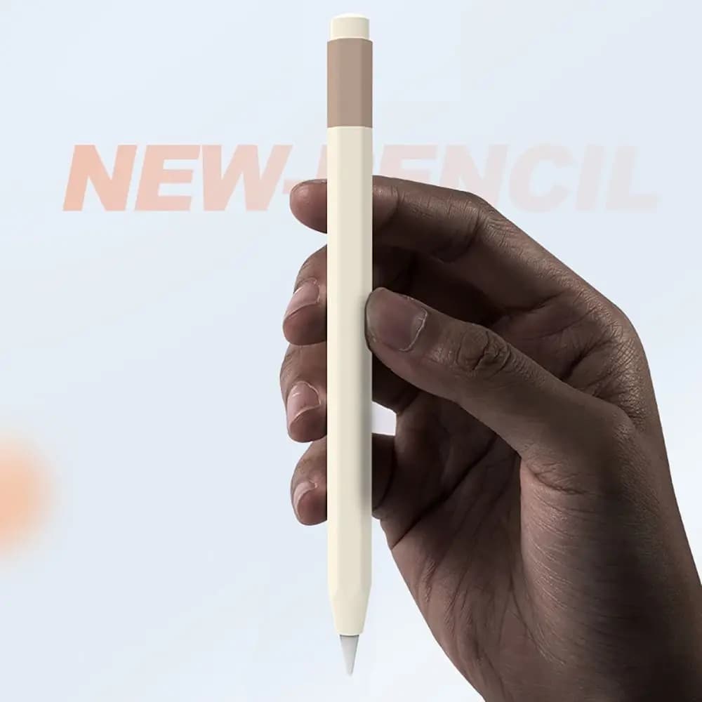 Custodia protettiva per stilo per tablet Custodia protettiva per penna touch USB-C antiurto in silicone Semplice antiscivolo per Apple Pencil di terza generazione