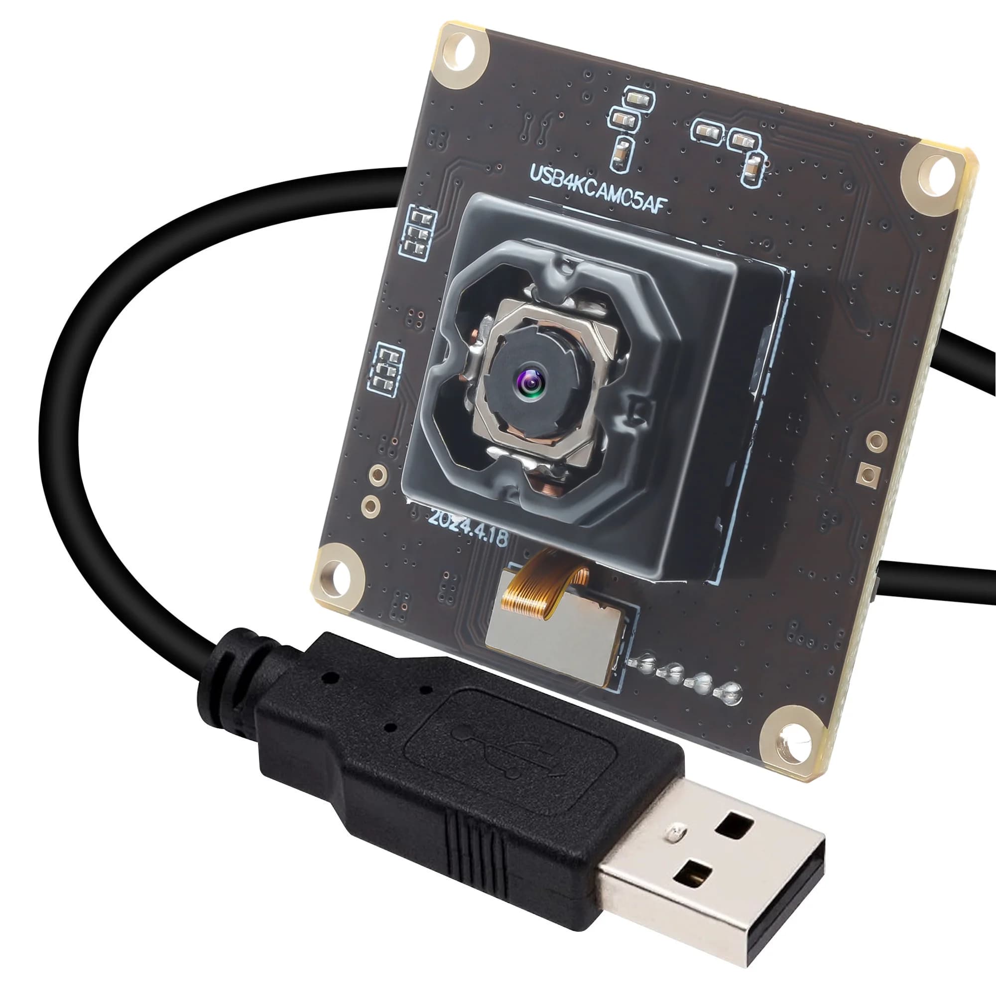 ELP 4K Shake USB camera module IMX258 4K 30FPS Automatic focusing Mini OIS Lightburn Webcam for monitoring industrial machines Dro-ne