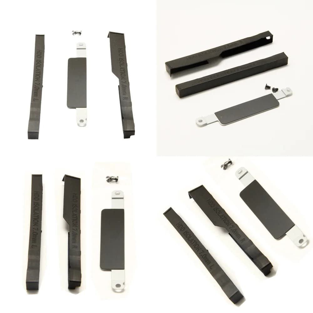 Staffa per disco rigido con striscia adesiva e viti per kit di montaggio HDD SSD per laptop Dell Latitude E6230