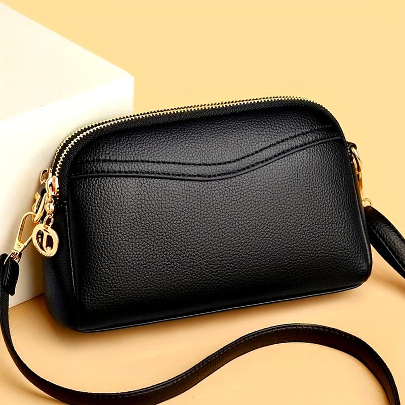 Borsa a Tracolla Autunno-Inverno, Design Semplice e alla Moda, Tinta Unita, Borsa Casual da Donna