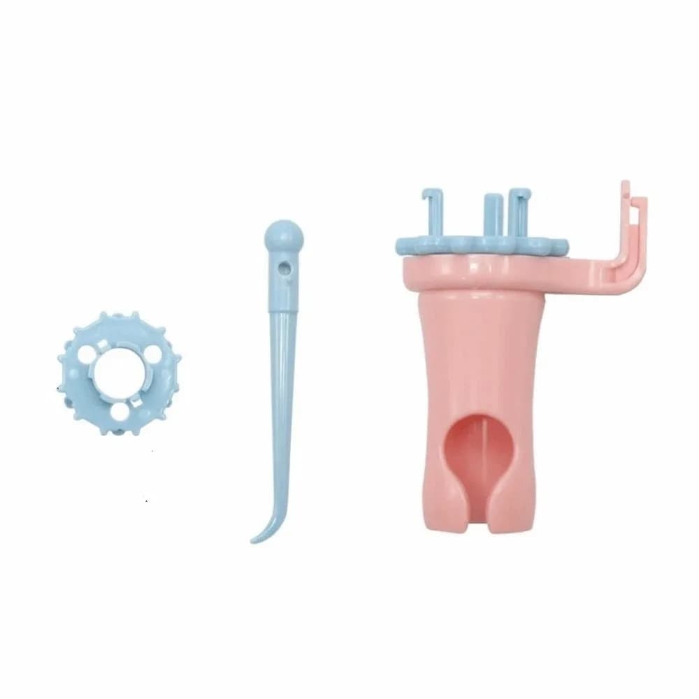 Plastic Spool Knitter Round Shape DIY Craft Knit Spool Loom Manual Changeable Heads Weaving Lacing Machine Scarf Weaving