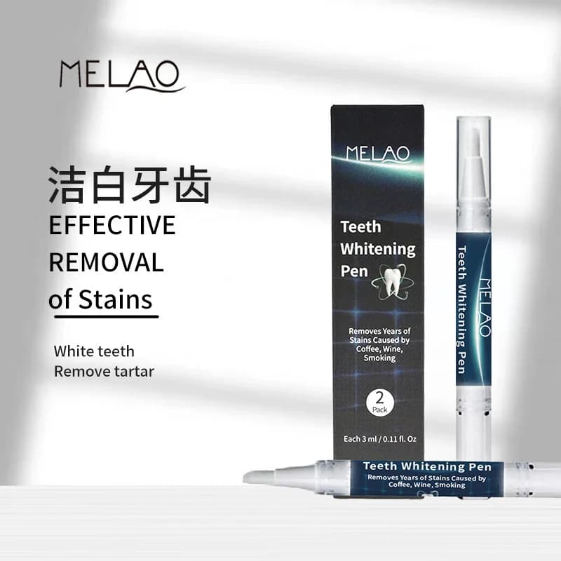 2 pcs Professional Tooth Whitening Gel Pens Remove Macchie Illumina I Denti Alito Fresco Care Denti Product Whitening for Adults 3 ml
