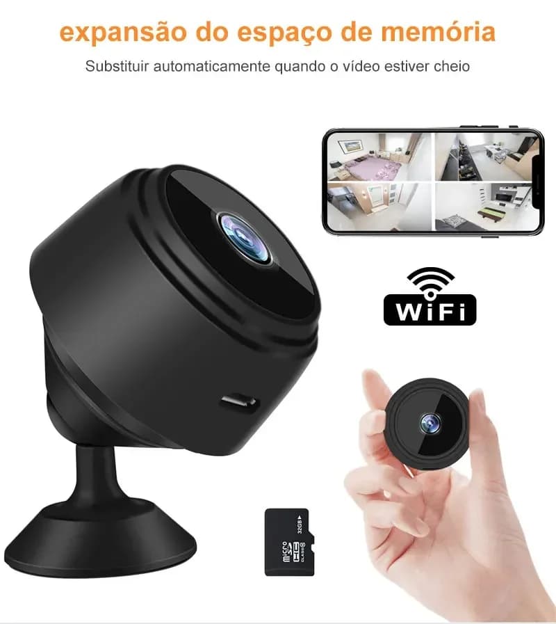 monitoraggio della telecamera registratore di sicurezza domestica monitor per telecamera esterna wifi wireless Telecamera di sicurezza wifi domestica mini telecamera