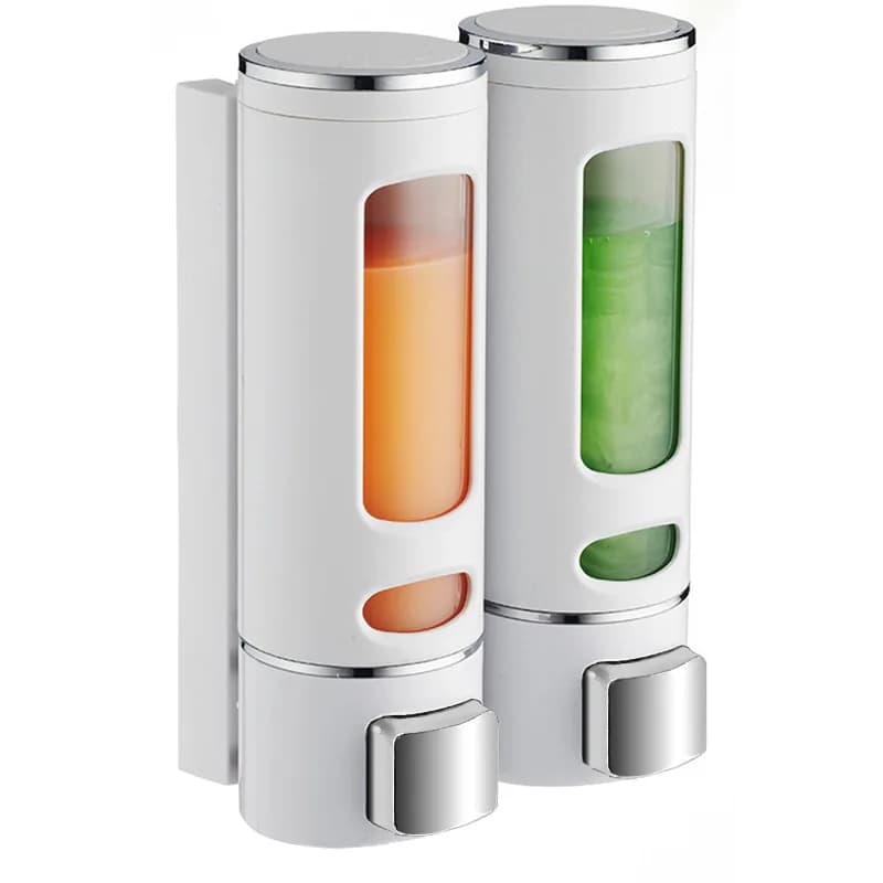 Dispenser per pompa doccia a parete per bagno bagno lavaggio a mano Shampoo contenitore per Gel di sapone liquido per accessori per Hotel da cucina