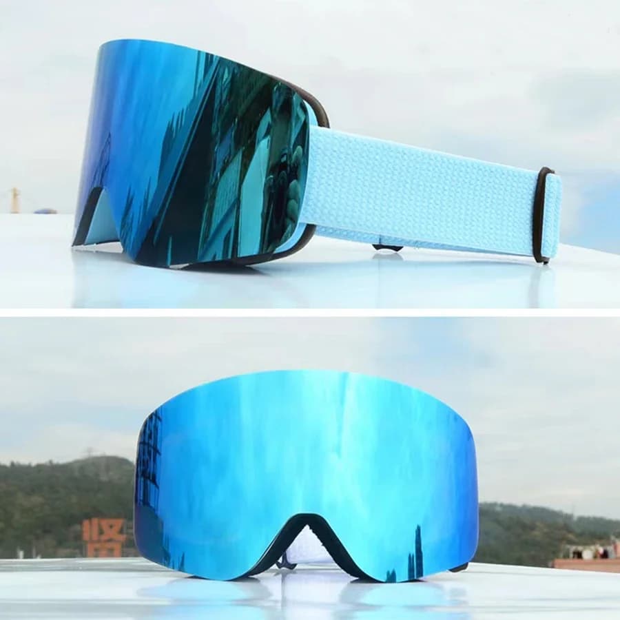 Occhiali da Sci Magnetici Senza Montatura, Occhiali da Neve Personalizzati, Occhiali da Snowboard