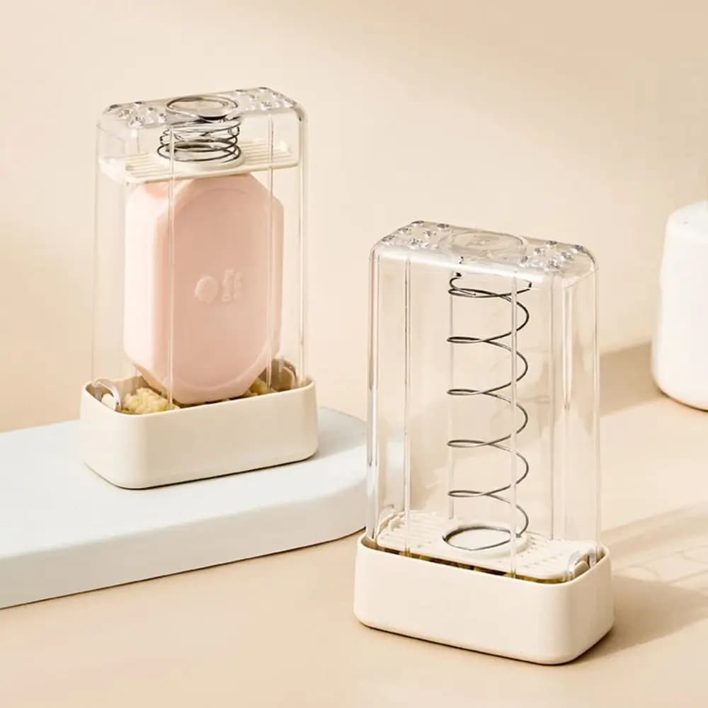 Dispenser di Sapone Multifunzionale Portatile in Plastica con Sistema di Drenaggio a Rullo, Schiuma Senza Risciacquo, per Esterni