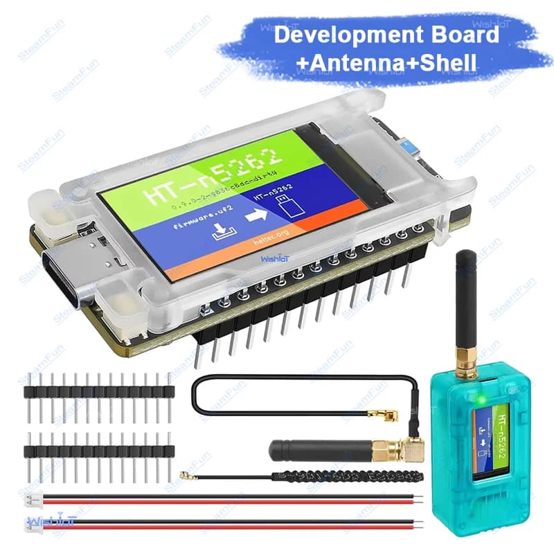 Nodo LoRa Meshtastic T114 - SX1262 868/915MHz development card with TFT display, Bluetooth and GNSS for IoT projects LoRaWAN Arduino