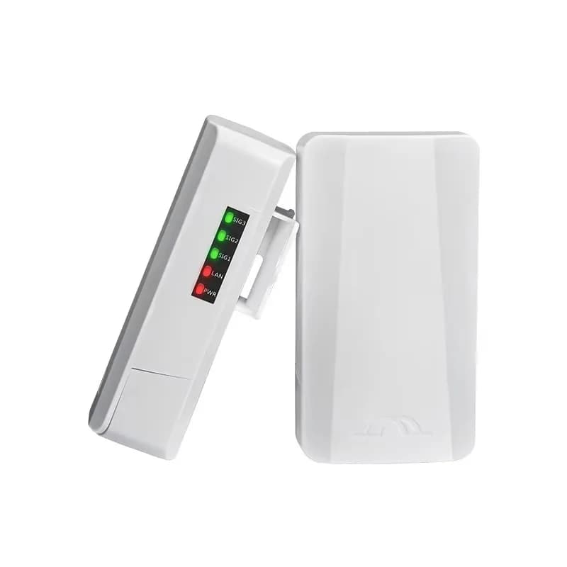 Ponte wireless 5,8 GHz 2 KM IP64 Antenna 8dBi impermeabile WIFI Ripetitore AP Esterno CPE PTP/PTMP ST508E