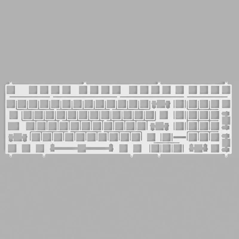Scheda di posizionamento tastiera SCC100 Scheda di posizionamento PC/PP/alluminio/ottone/fibra di carbonio Accessori per tastiera meccanica personalizzati