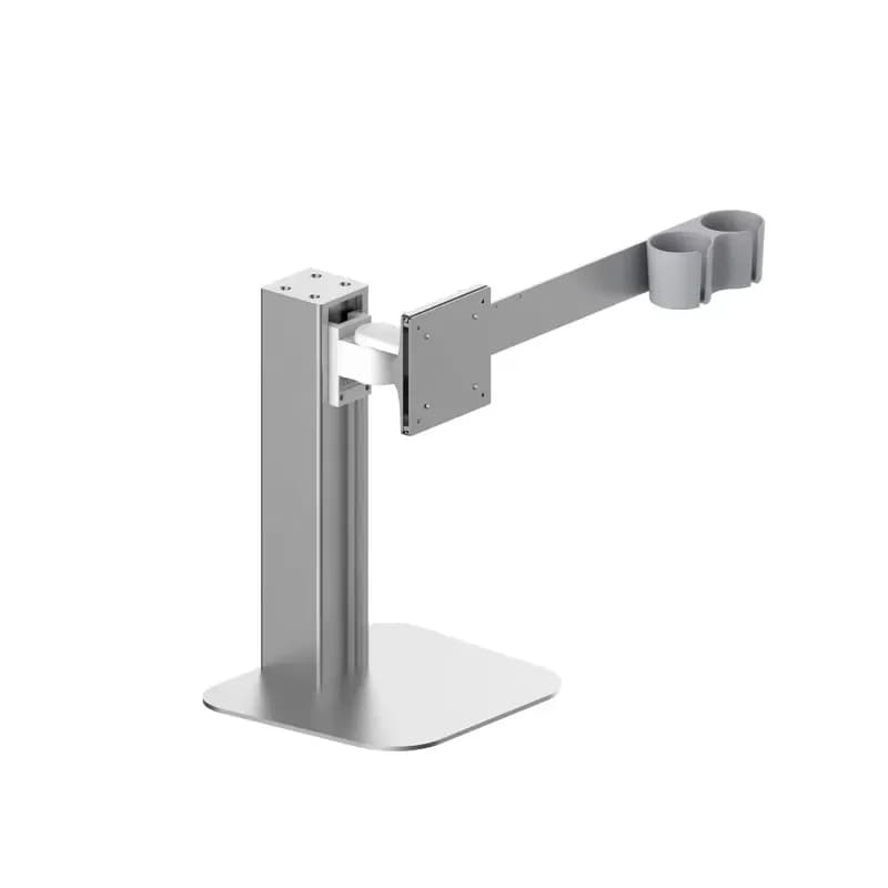 Adjustable Metal Monitor Stand Riser for Desktop Computer Screen Laptop Holder Ergonomic Aluminum Base Office Desk Organizer