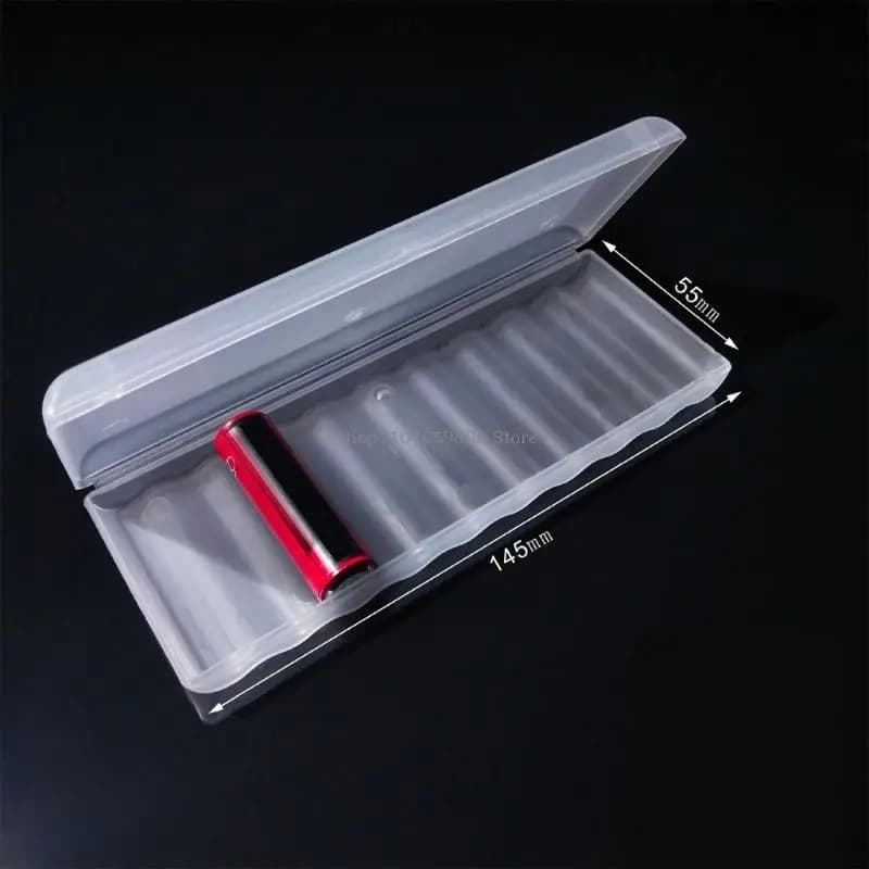 Practical battery case, heat-resistant design, plastic structure, suitable for safe storage