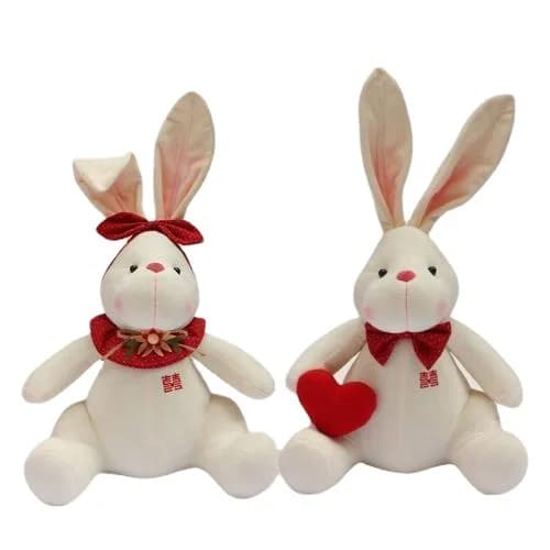 Rabbit Doll Plush Hug Toys Office Sofa Room Car Decoration Toys Hug Pillow Doll Desktop Plush Toy Souvenir Birthday Gifts