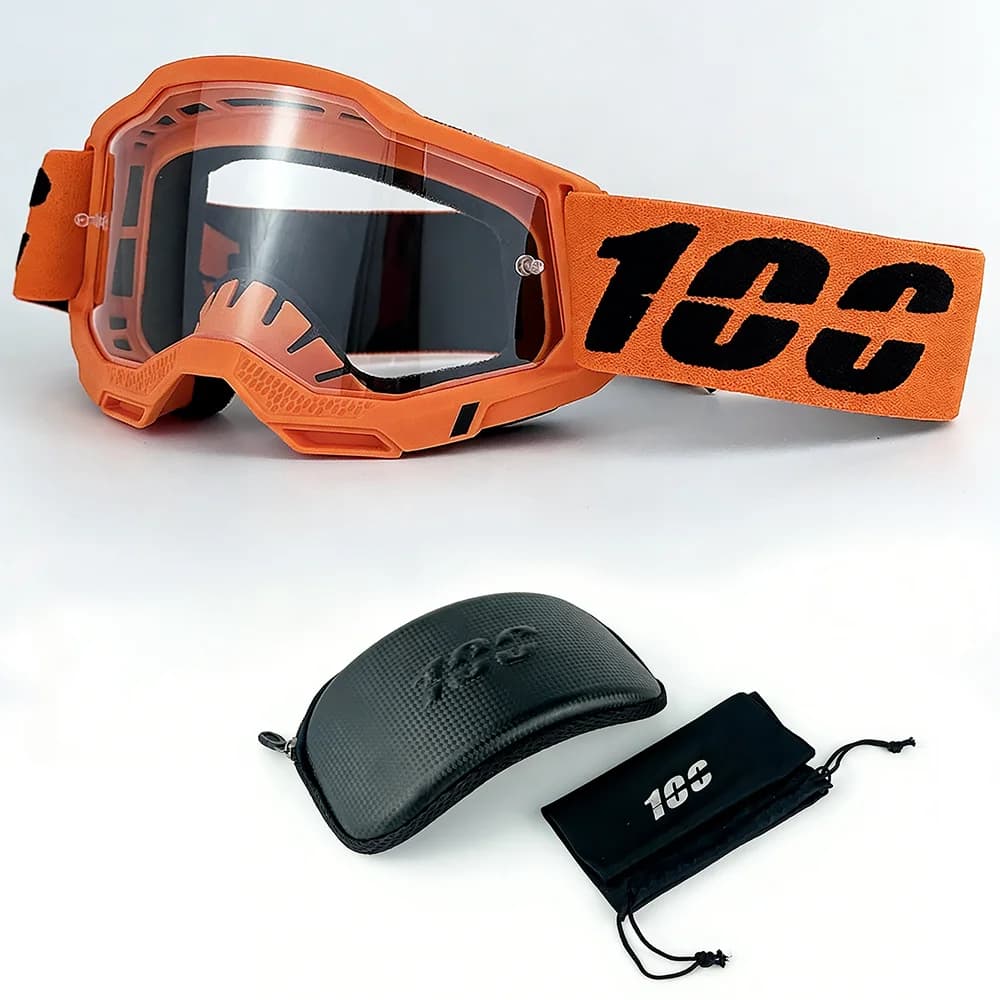 Occhiali da Moto 100 in 1, Maschera per Motocross, Casco MX, Moto, Dirt Bike, ATV, Sci, Sport all'Aperto, Scooter