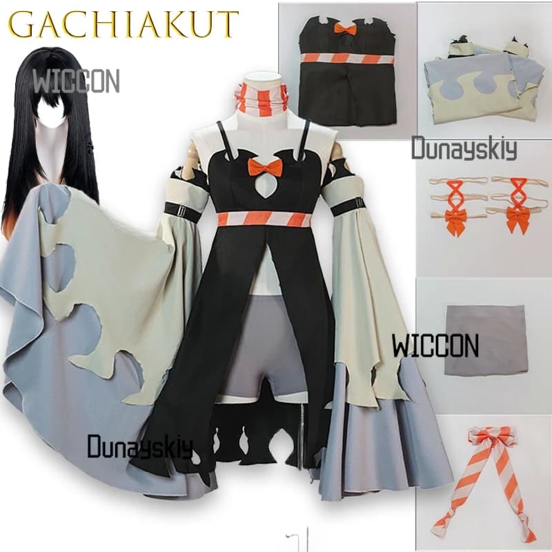 Anime Gachiakuta Cosplay I Love Empool Sexy Costume With Spalline With Spool Off Lingerie Jirai Kei Wigs Halloween Christmas