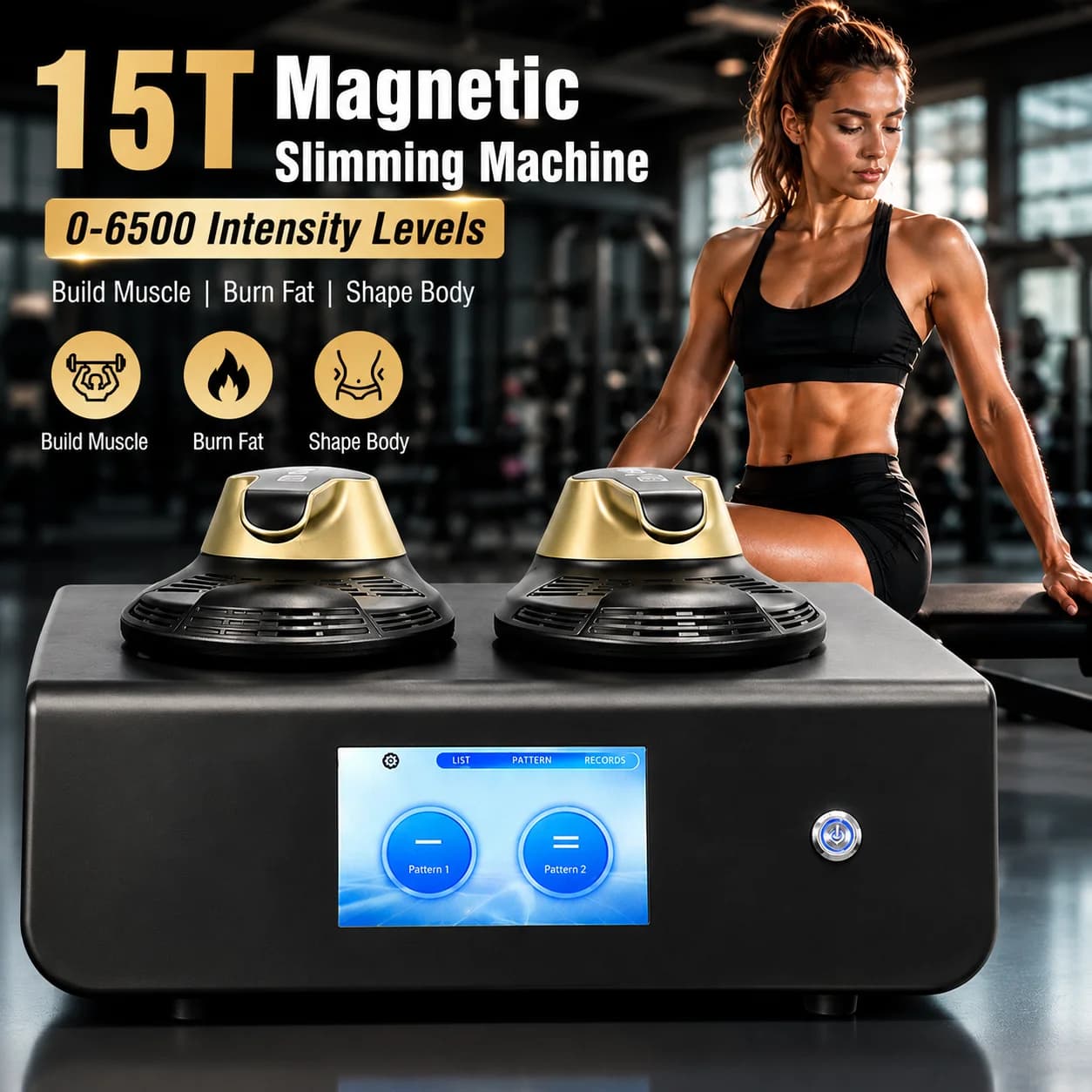 EMSone NEO EMS RF Body Slimming Machine 2/4/5 Handles for Full Body ABS Material for Beauty Salon Equipment 15T Customized LOGO