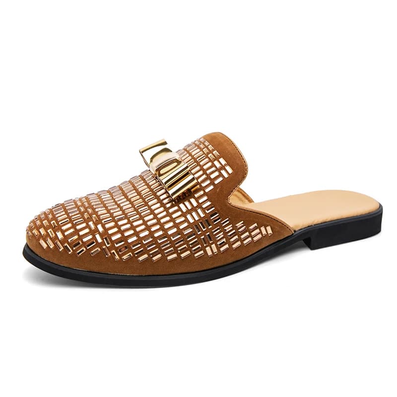 Fashionable men's slippers, size 38-48, summer, slip-on, breathable, men's moccasins, indoor slippers, free time shoes for adults
