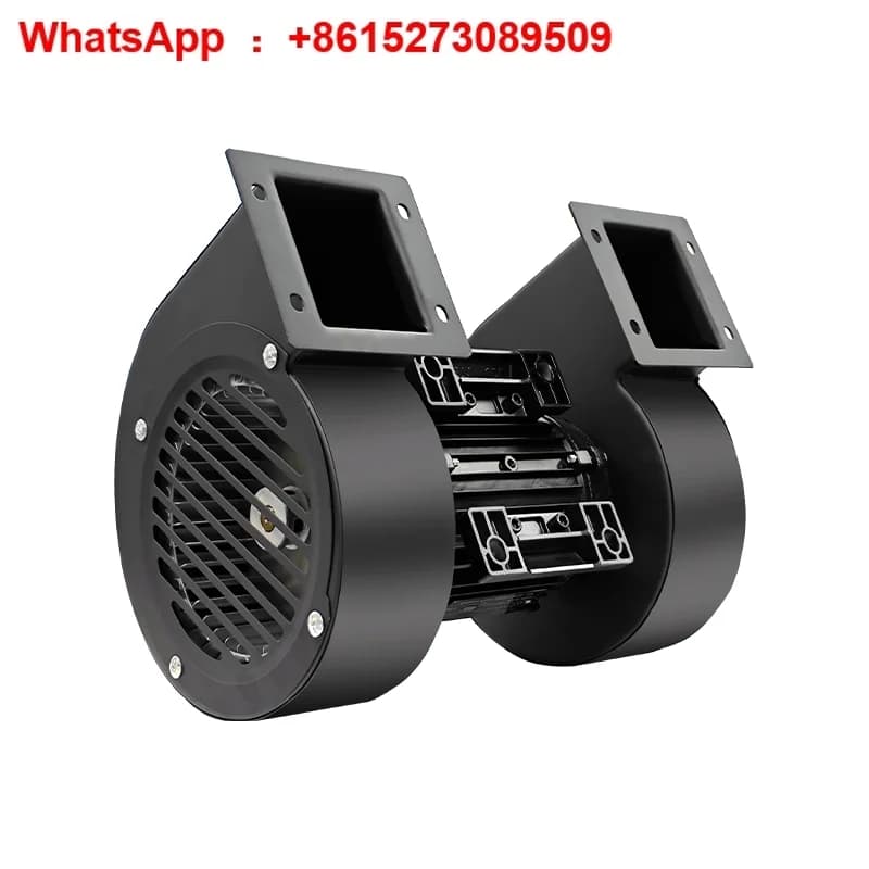 Ventilatore centrifugo a doppia uscita a doppia testa, ventilatore industriale a doppia ingresso, ventola di raffreddamento e ventilazione 220V 380V