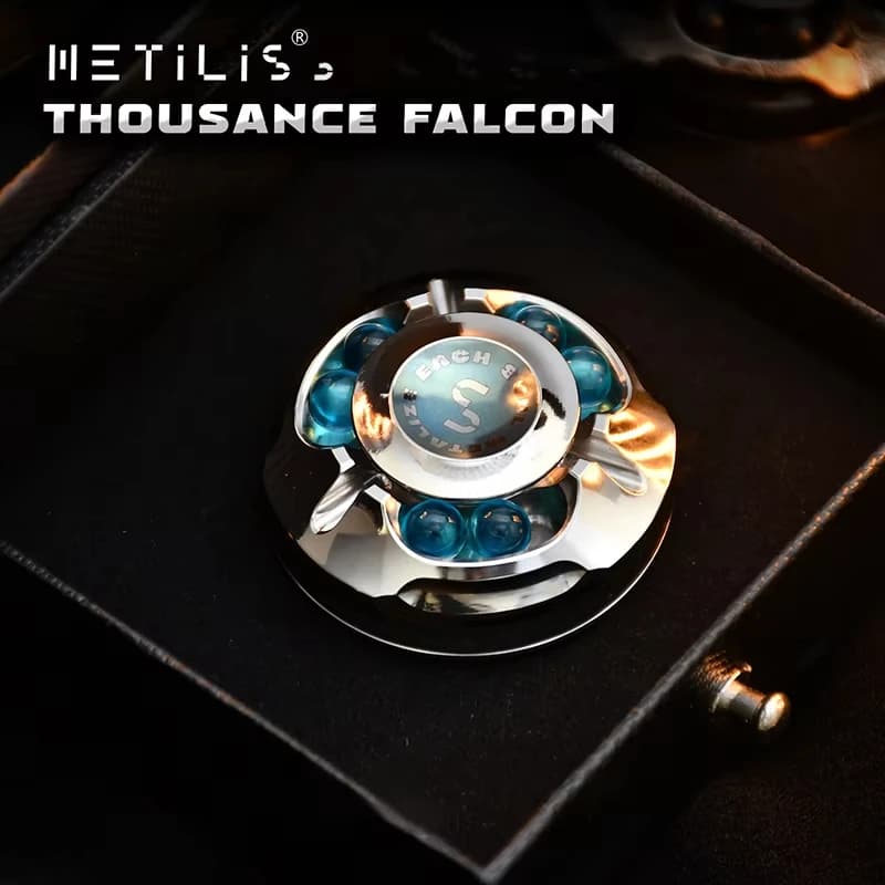 METILIS ThousalIce Falcon Youth Edition Lite Fidget Spinner EDC Giocattoli Antistress in Metallo Fidget Spinner in Metallo