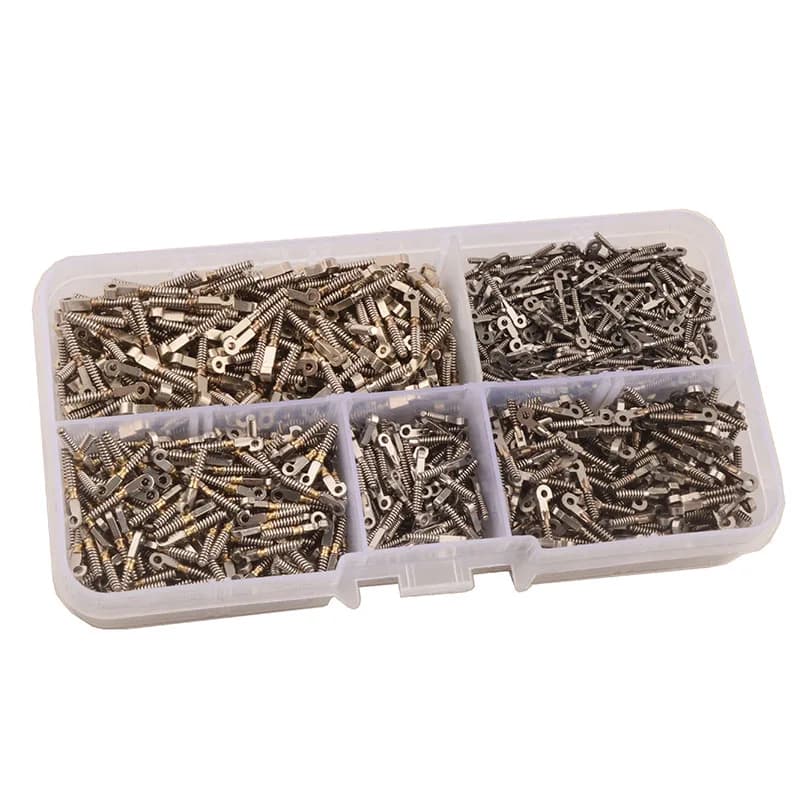 100 Pezzi Molle di Ricambio per Occhiali, Accessori per Riparazione Occhiali Rotti
