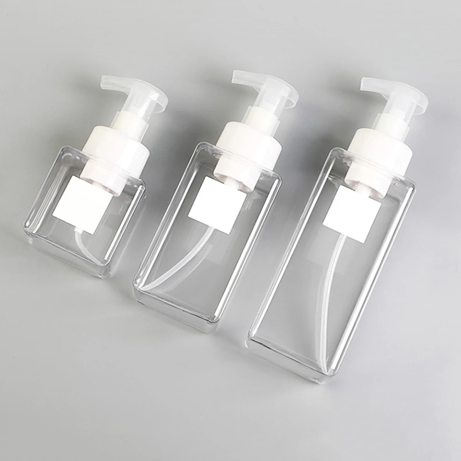 Homeowners Foam Pump Bottle Refillable Dispenser for Kitchen Bathroom Soap Lathering Plastic Container 250ml 450ml 650ml Durable