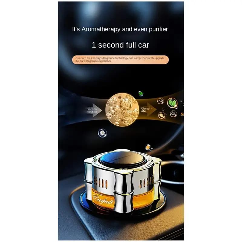 A38M Aromatherapy for Auto Rotation Solar Deodorant for Environments Durable fragrance Deodorant for cars Interior accessories for cars