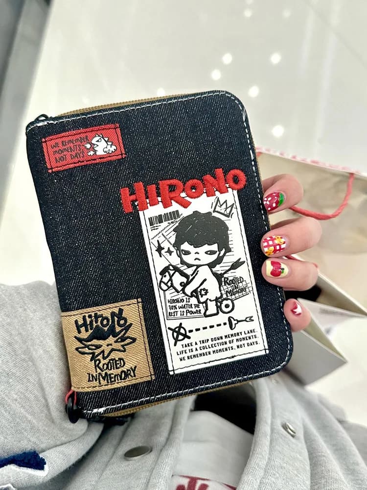 Original Hirono Echo Serise Passport Cover Passport Holder Protective Card Case Credit Card Holder Cartoon Back-to-school gift