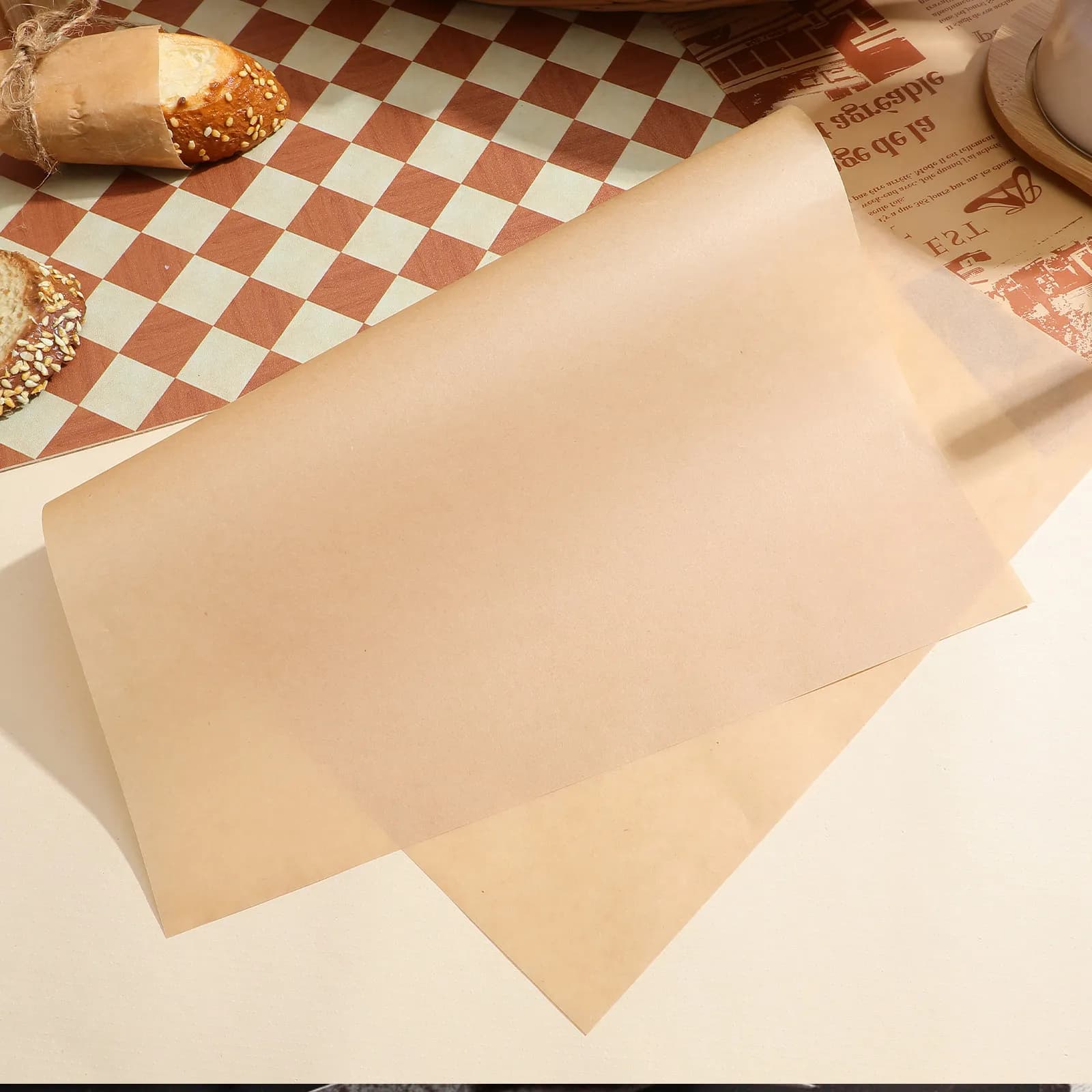 100 Pieces of Paper Oven Reusable Non-stick Oven, Accessories for Small Desserts and Air Fryer, Food Absorber