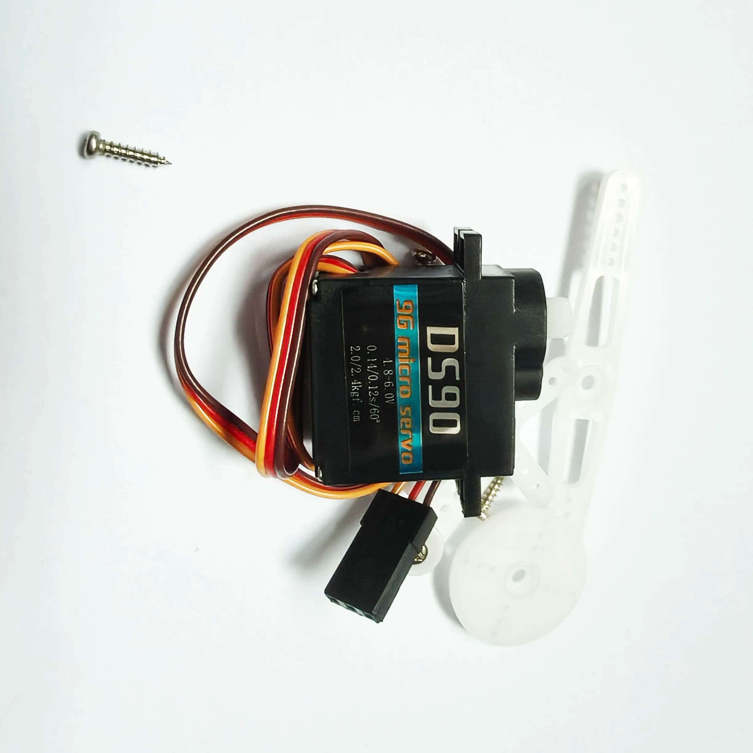 Servo DS90 9g per aereo RC Modello di aereo ad ala fissa Parti di aerei telecomandati Motore giocattolo 450 Elicottero DS90