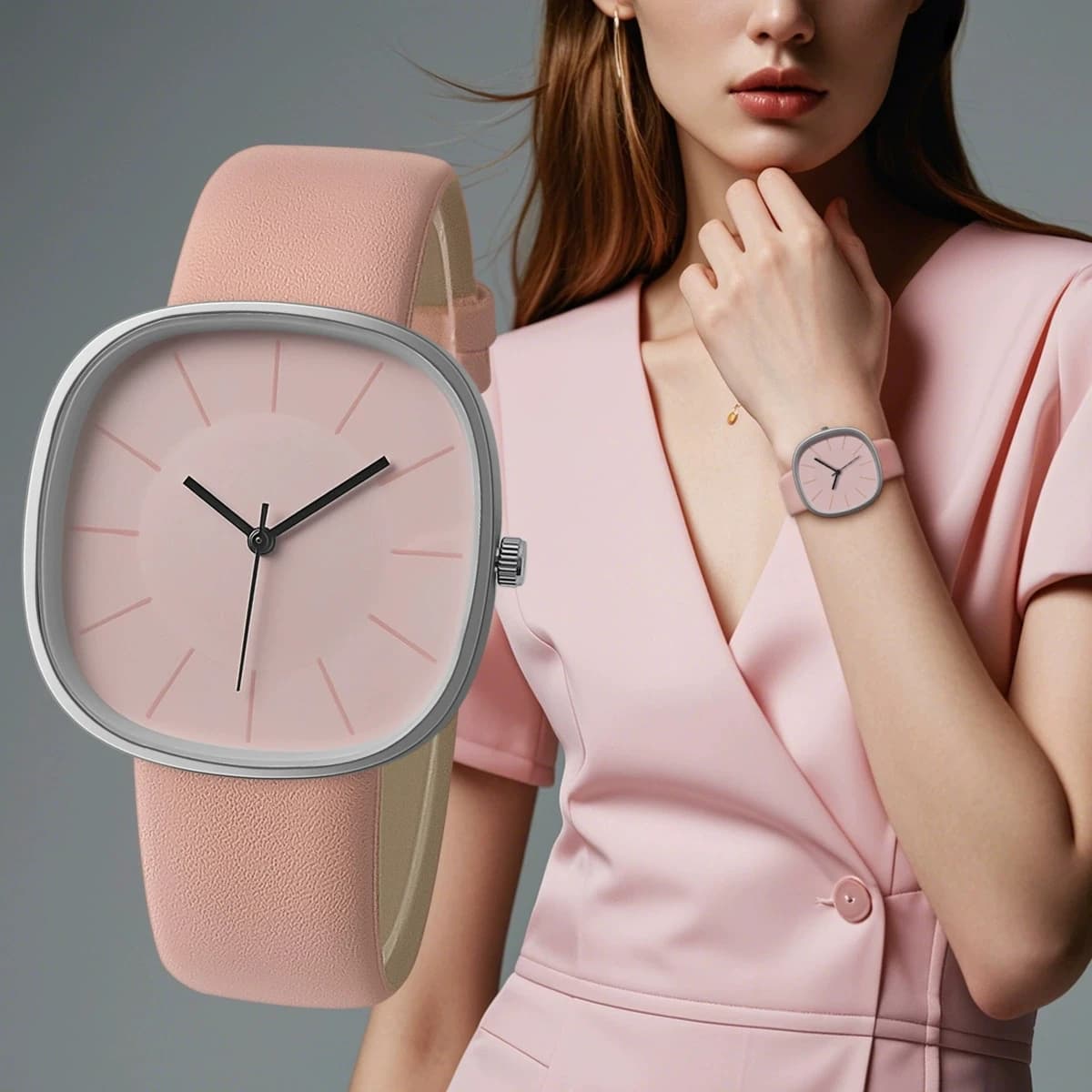 Nuovo Orologio da Polso Quadrato in Pelle di Lusso per Donna, Orologi Casual al Quarzo per Studentesse, Regalo, Reloj Mujer, Orologio Femminile