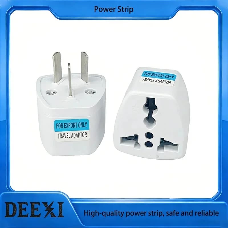 New All‑in‑One Travel Power Adapter 3‑Pin AU Plug Converter US/UK/EU to AU Charger For Australia & New Zealand