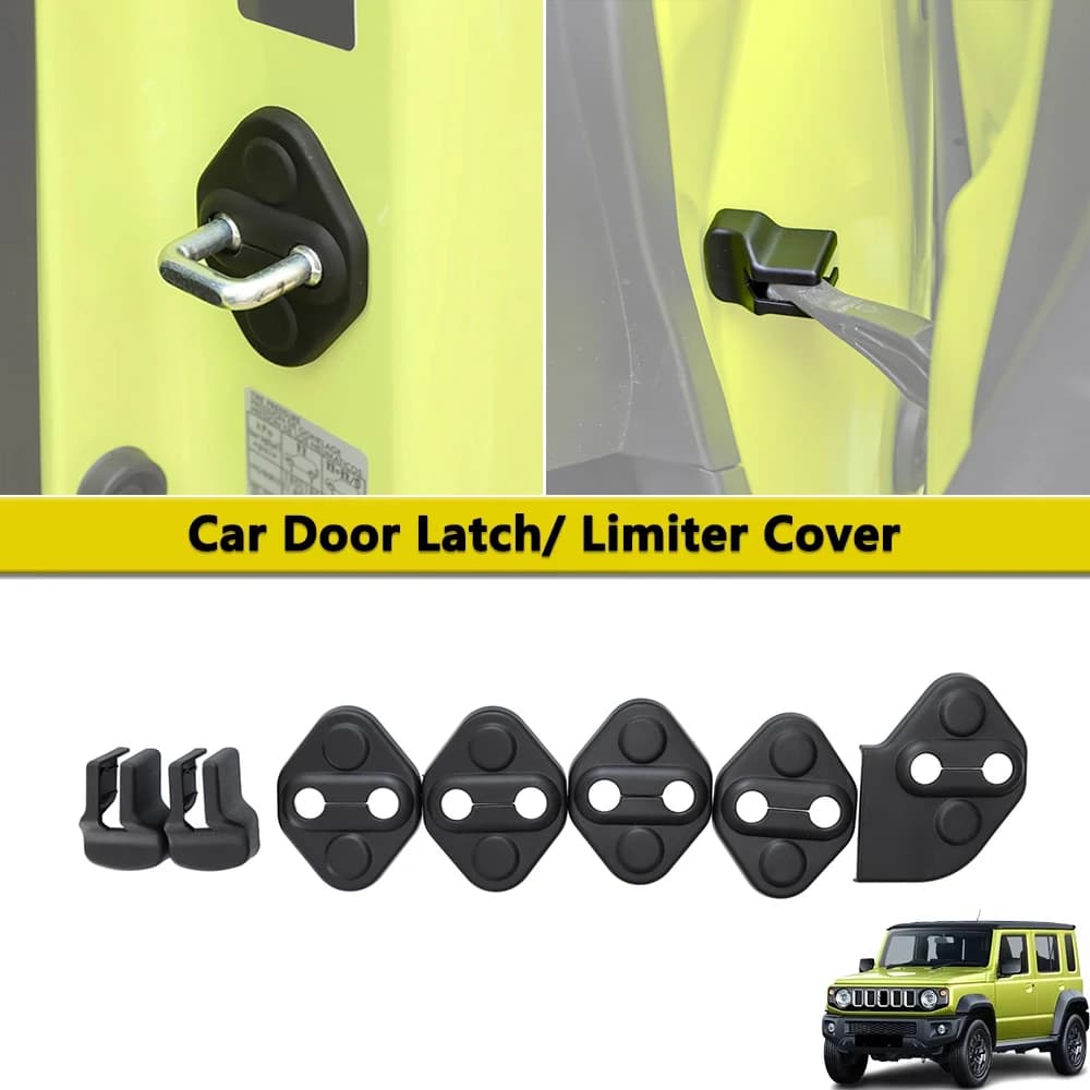 Kit Protezione Serratura Porta con Copertura e Limitatore per Suzuki Jimny JB64 JB74 4 Porte 2019-2026, Accessori Interni Auto