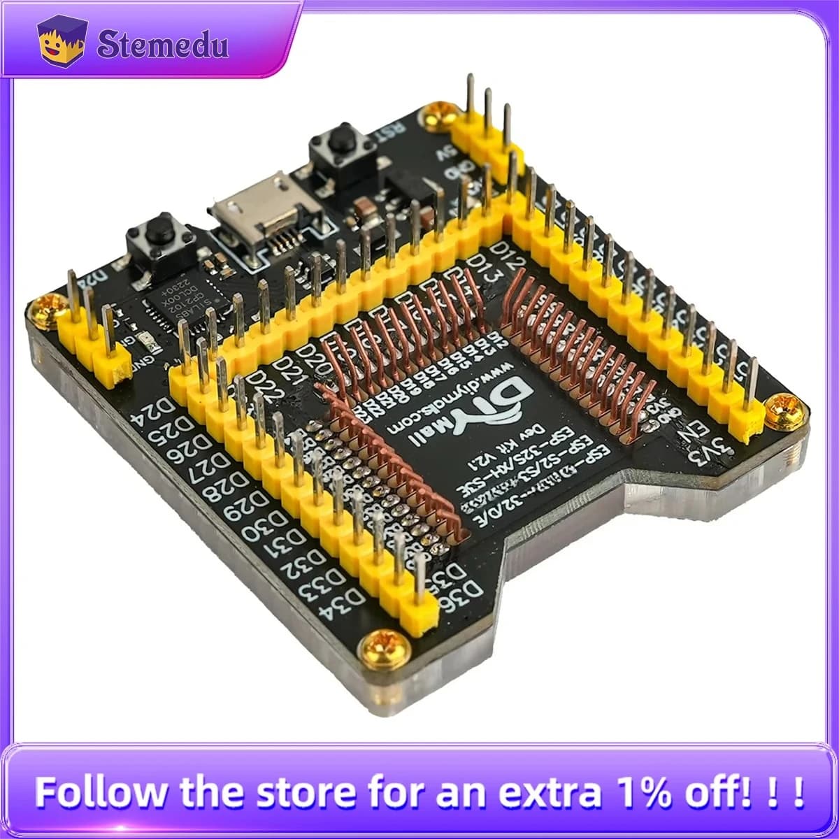 Scheda di test del modulo di programmazione ESP32 Scheda di sviluppo del sistema di dispositivi di masterizzazione (senza modulo)
