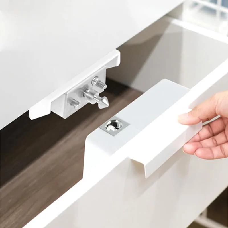 Serratura Elettronica Nascosta per Armadio, Cassettiera in Legno ABS, Armadietto TTlock, Armadietto RFID per Palestra, Serratura Intelligente Magnetica Nascosta