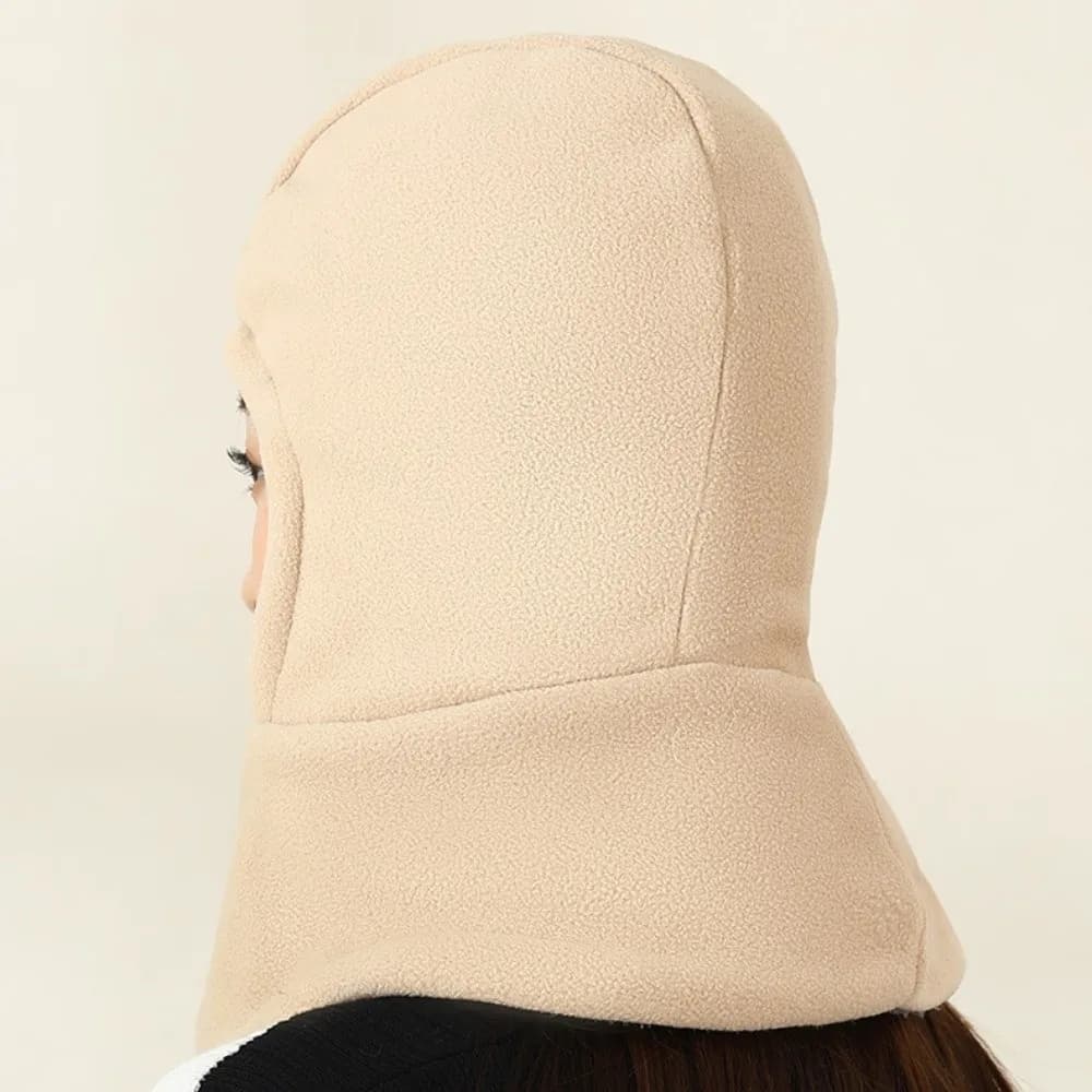 Neck Protection Balaclava Cycling Cap Fleece Thermal Warm Hat Mask Cold-proof Windproof Ski Windproof Cap Skiing