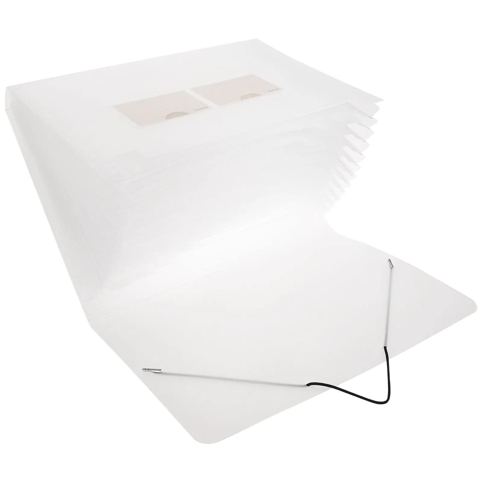 Cartella Portadocumenti a Fisarmonica Portatile in Plastica Multistrato, Organizzatore per Ricevute e Fatture, Borsa Espandibile per Documenti, Archiviazione per Ufficio