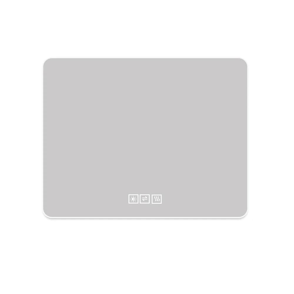 30" x 36" Frameless Front-Lit LED Bathroom Mirror with Anti-Fog, 3 Color Temperatures, Stepless Dimming, Smart Memory Function, Shatter-Resistant Backing, UL Certified, IP44 Waterproof