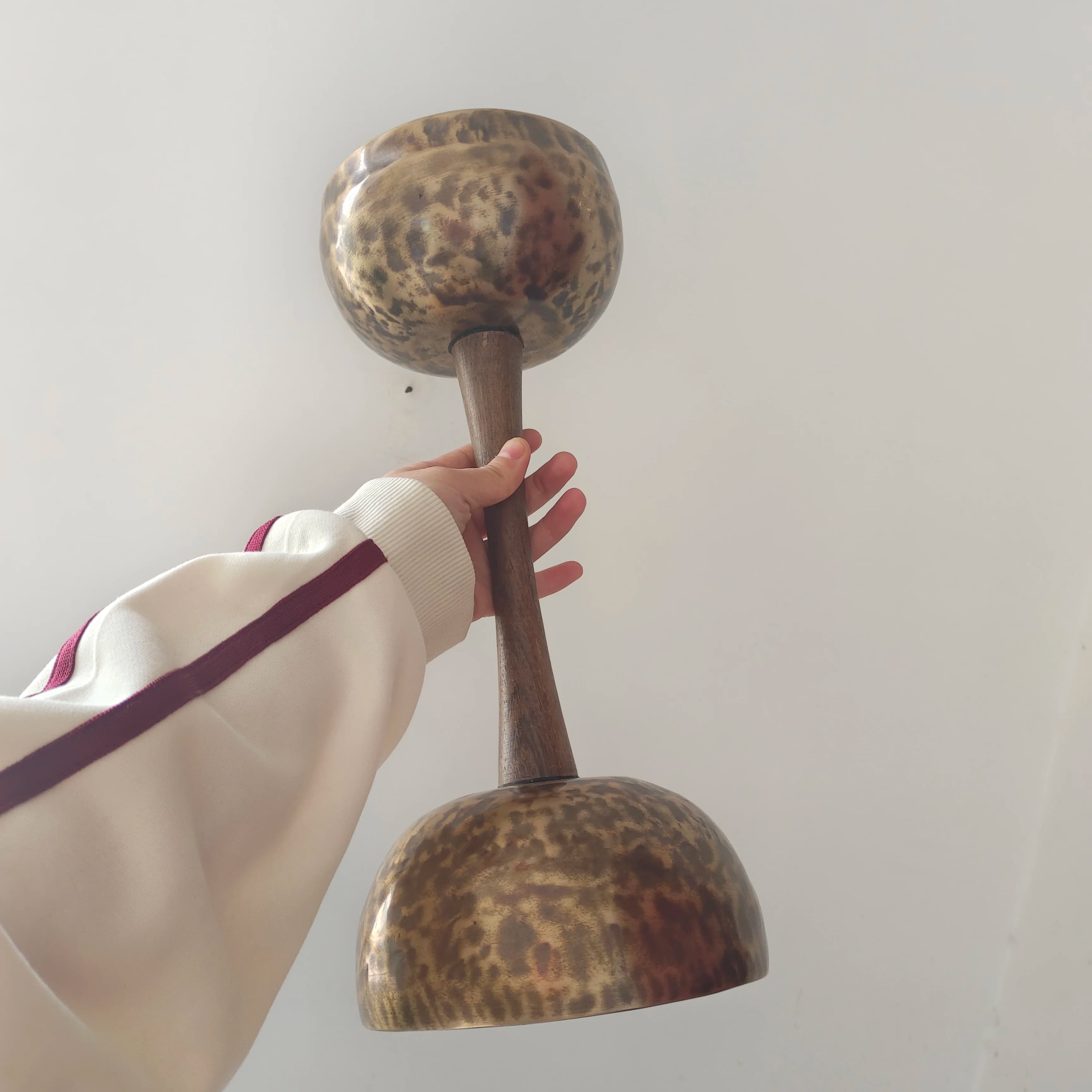 Random Tone Double Chalice Tibetan Singing Bowl