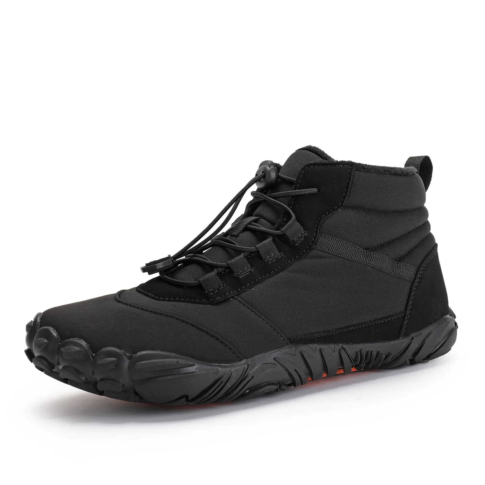 Scarpe da Trekking antiscivolo da uomo stivali da neve caldi alti scarpe da esterno maschili in cotone per Trekking Plus Size 36-47
